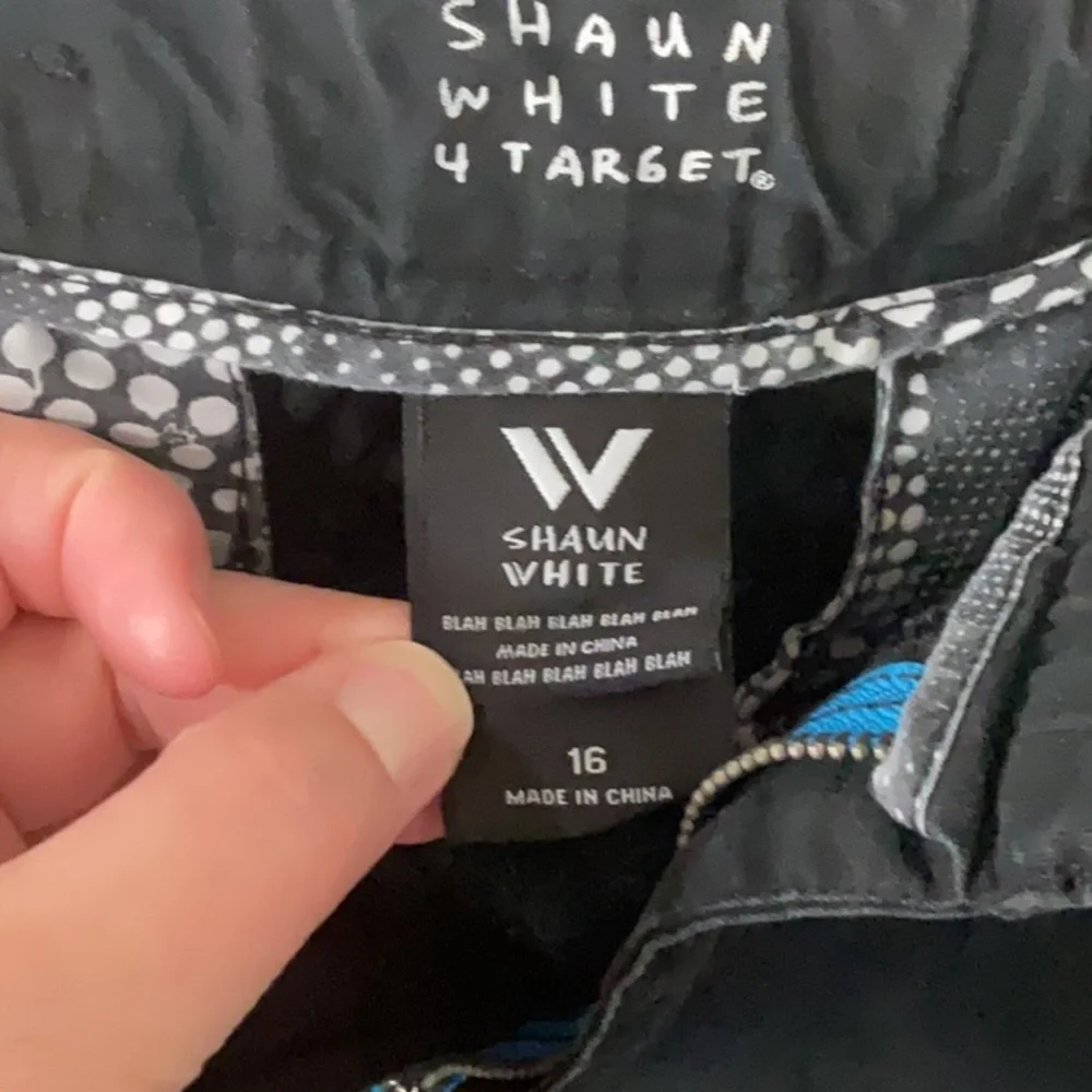 SHAUN WHITE 4 Target Boys Cargo Adjustable Shorts 16